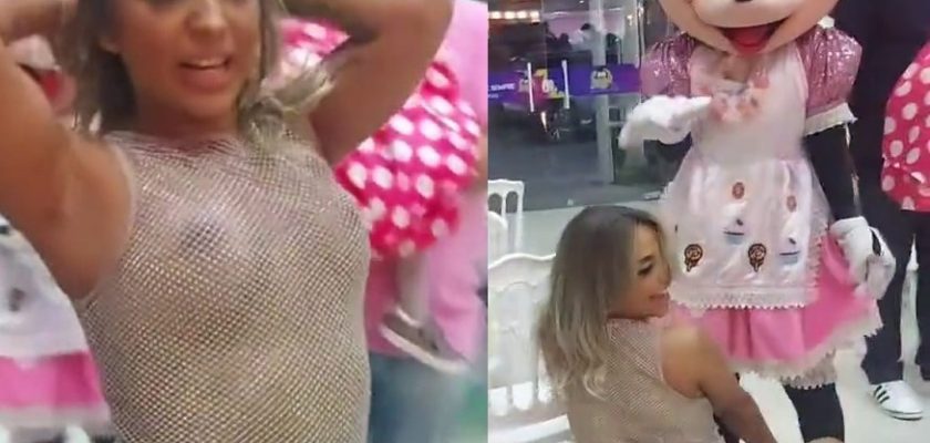 Videos da mãe vestido transparente no aniversário da filha dançando funk
