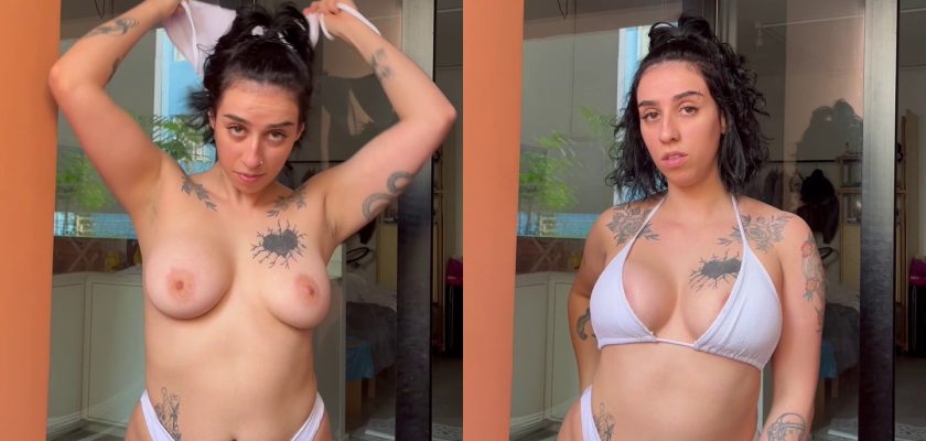 Nica Domingues mostrou os peitos rosados em novo vídeo do Privacy