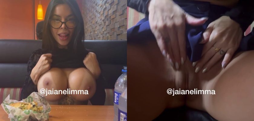 Jaiane Lima pelada no restaurante vídeos